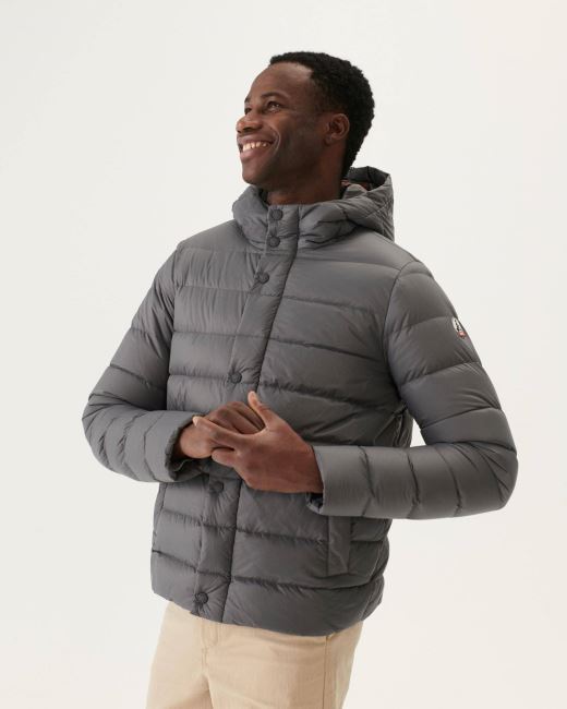 Anthracite Jorge Hooded Puffer Jacket Jott