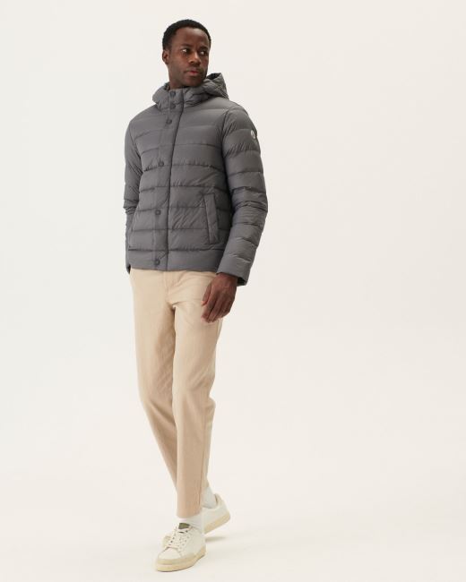 Anthracite Jorge Hooded Puffer Jacket Jott