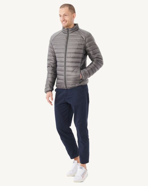Anthracite Lightweight Down Jacket Mat Jott