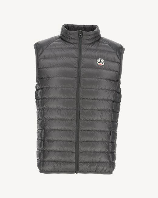 Anthracite Sleeveless Down Jacket Tom Jott