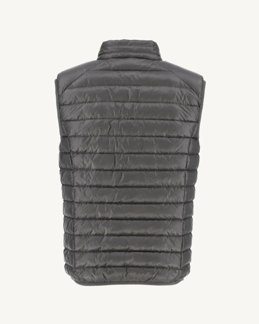 Anthracite Sleeveless Down Jacket Tom Jott