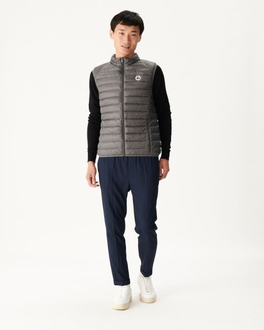 Anthracite Sleeveless Down Jacket Tom Jott