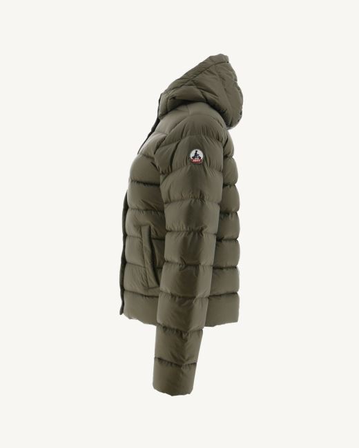 Army Jane Straight Hooded Puffer Jacket Jott