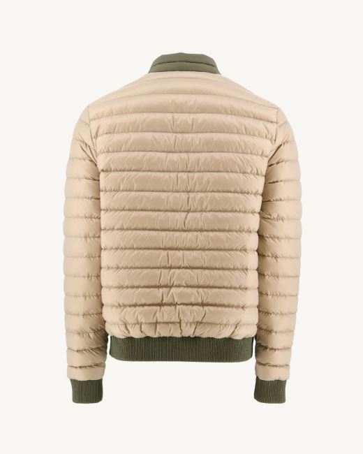 Army/Beige Reversible Down Jacket Bombay Jott