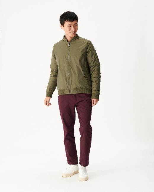 Army/Beige Reversible Down Jacket Bombay Jott