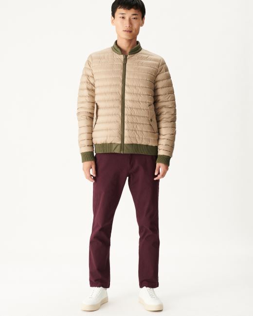 Army/Beige Reversible Down Jacket Bombay Jott