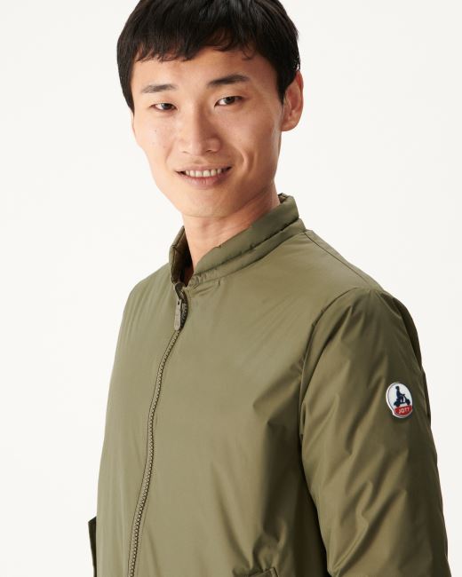 Army/Beige Reversible Down Jacket Bombay Jott