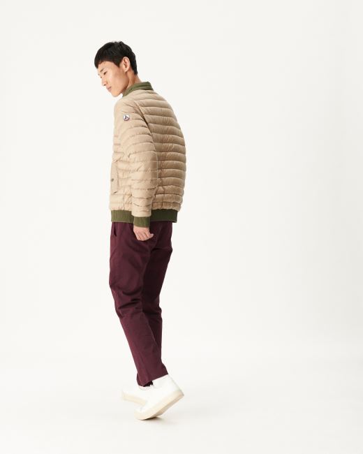 Army/Beige Reversible Down Jacket Bombay Jott