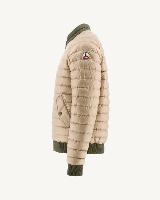 Army/Beige Reversible Down Jacket Bombay Jott