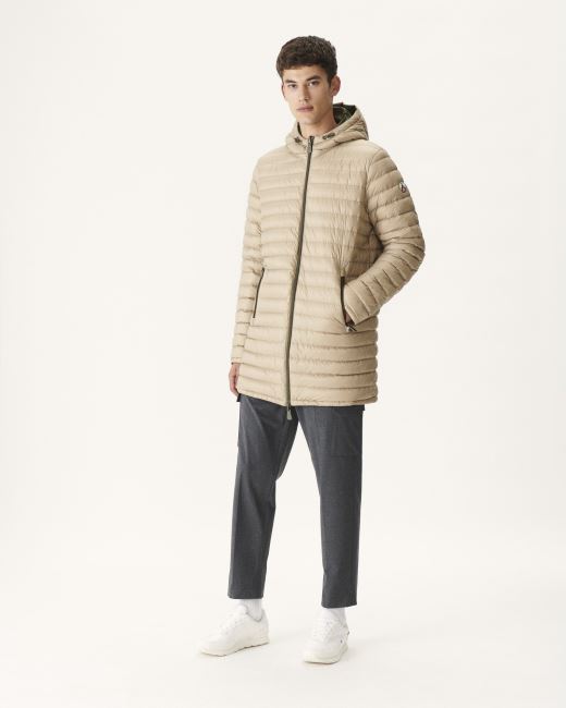 Army/Beige Reversible Light Puffer Jacket Amsterdam Jott