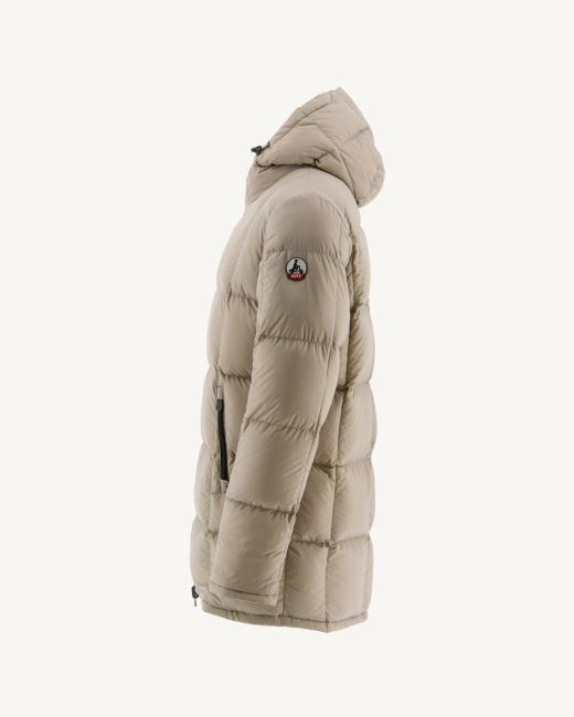Army/Beige Warm Hooded Down Jacket Toronto Jott