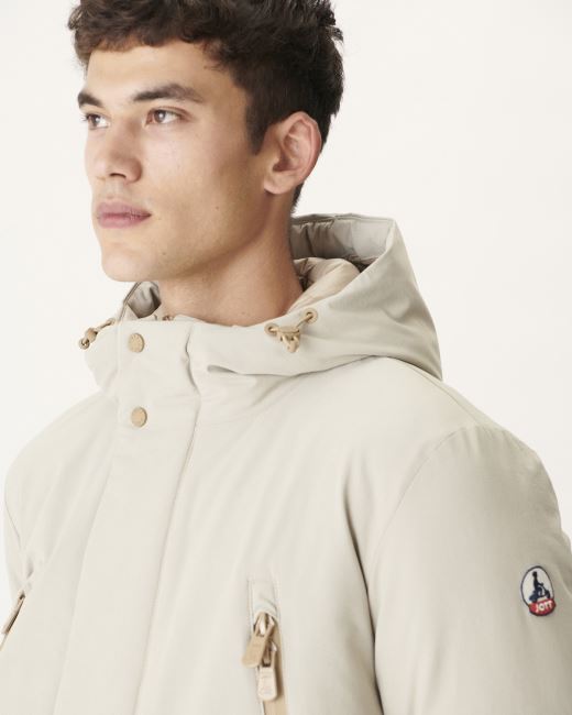 Beige Down Jacket Iceberg Jott