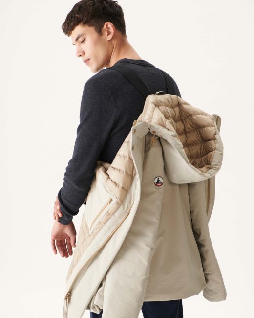 Beige Down Jacket Iceberg Jott