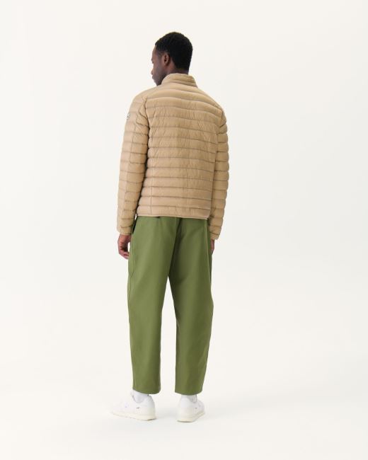 Beige Lightweight Down Jacket Mat Jott