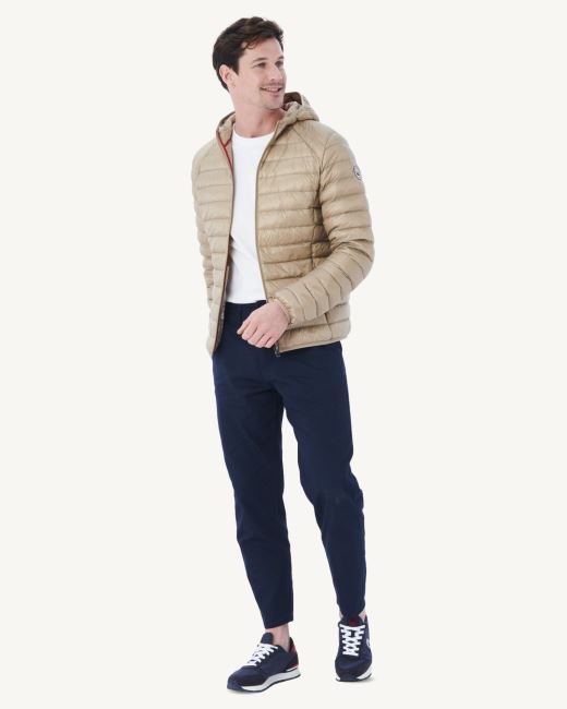 Beige Lightweight Down Jacket Nico Jott