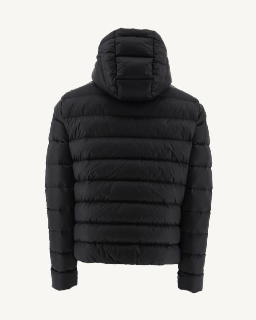 Black Jorge Hooded Puffer Jacket Jott