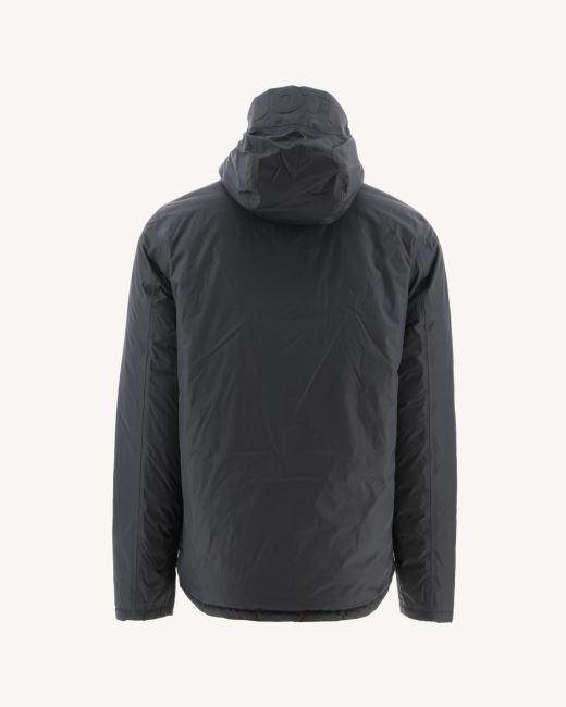 Black Reversible Hooded Puffer Jacket Bergen Jott