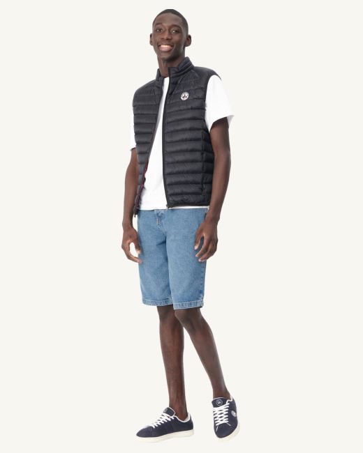 Black Sleeveless Down Jacket Tom Jott