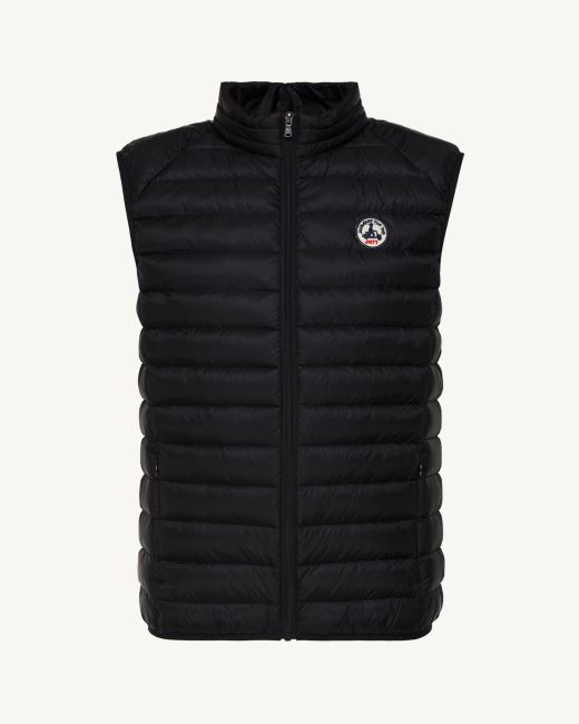 Black Sleeveless Down Jacket Tom Jott