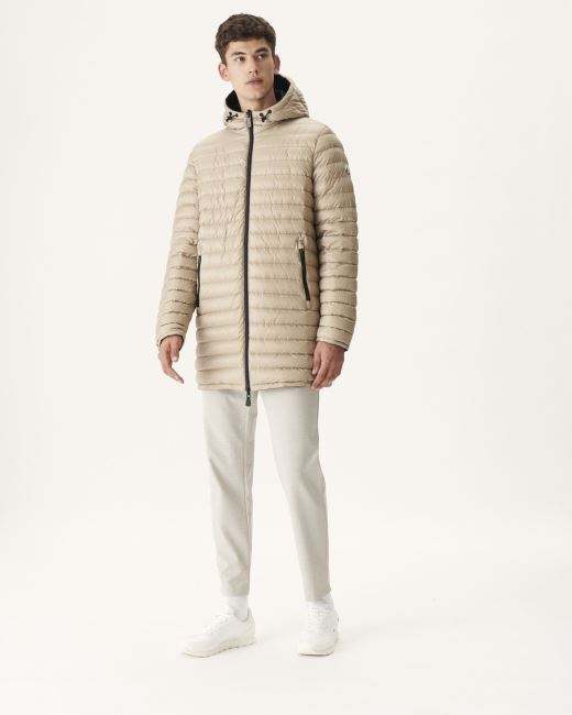 Black/Beige Reversible Light Puffer Jacket Amsterdam Jott