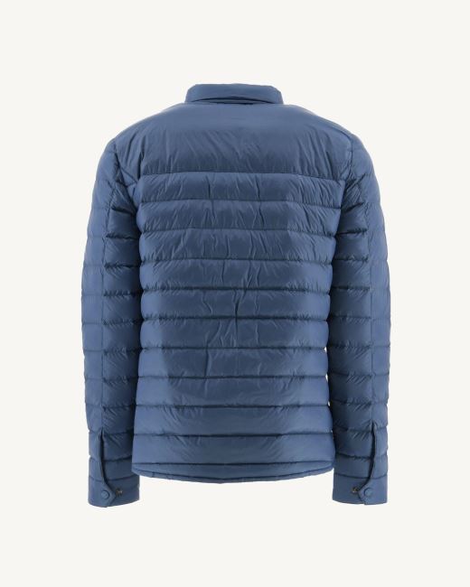 Blue Jeans Cris Lightweight Shirt Collar Puffer Jacket Jott