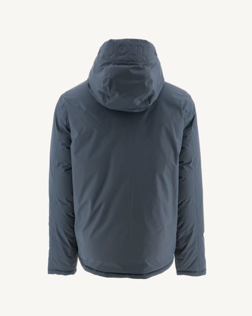 Blue/Marine Extreme Cold Hooded Reversible Down Jacket Aspen Jott