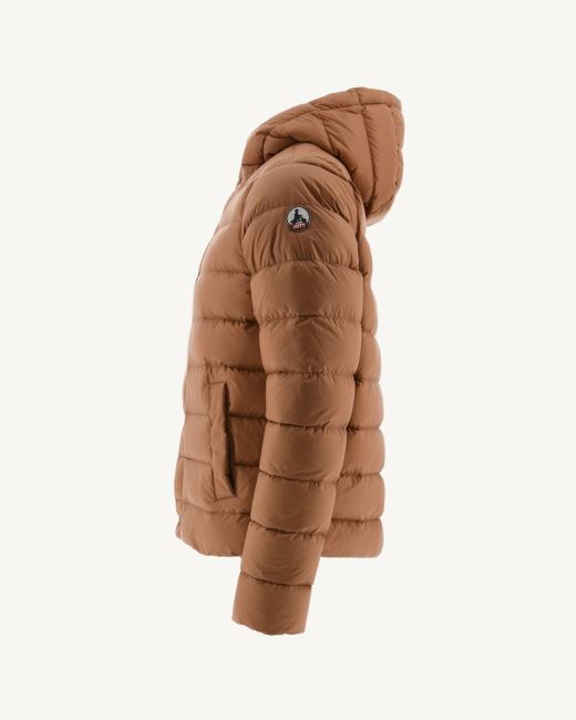 Camel Jorge Hooded Puffer Jacket Jott