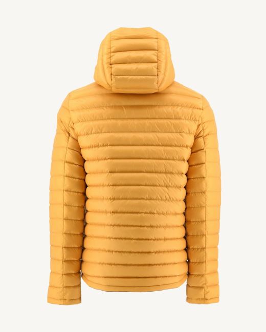 Caramel/Moutarde Reversible Hooded Puffer Jacket Bergen Jott