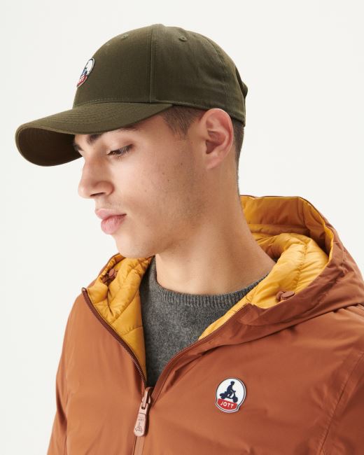 Caramel/Moutarde Reversible Hooded Puffer Jacket Bergen Jott