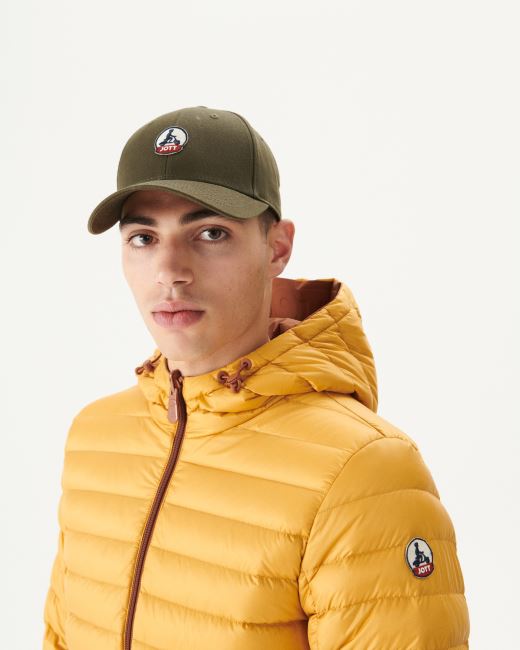 Caramel/Moutarde Reversible Hooded Puffer Jacket Bergen Jott