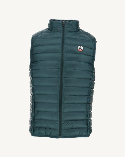 Dark Green Sleeveless Down Jacket Tom Jott