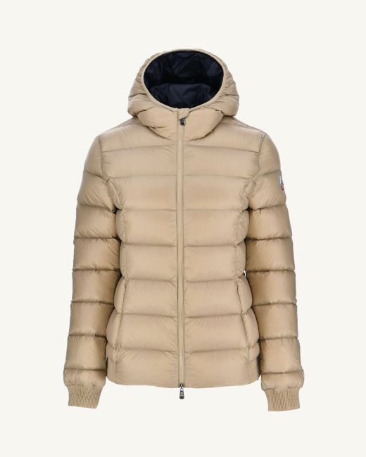 Extreme Cold Hooded Down Jacket Beige Celine Jott