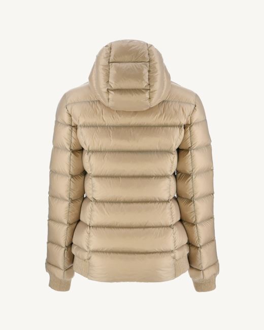 Extreme Cold Hooded Down Jacket Beige Celine Jott