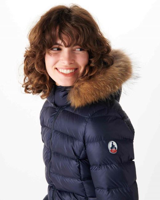 Extreme Cold Hooded Down Jacket Marine Luxe Jott