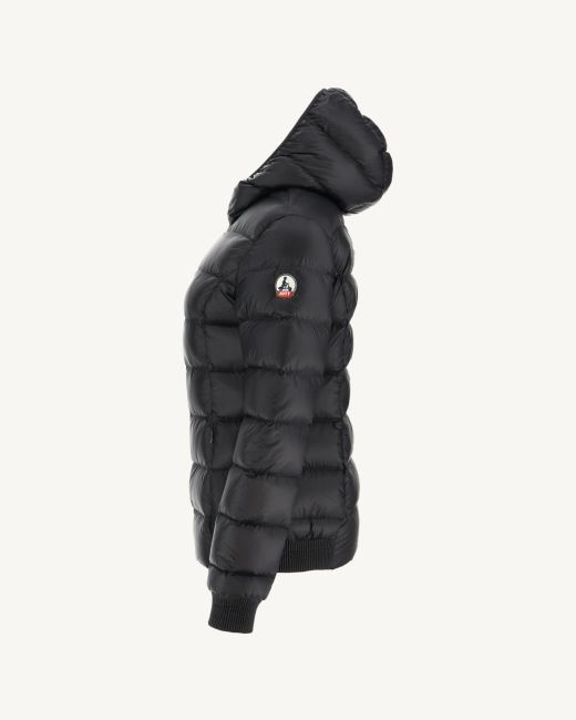 Extreme Cold Hooded Down Jacket Noir Celine Jott