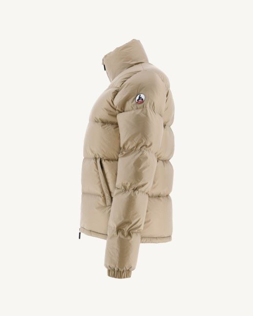 Extreme Cold Quilted Down Jacket Beige Cardiff Jott