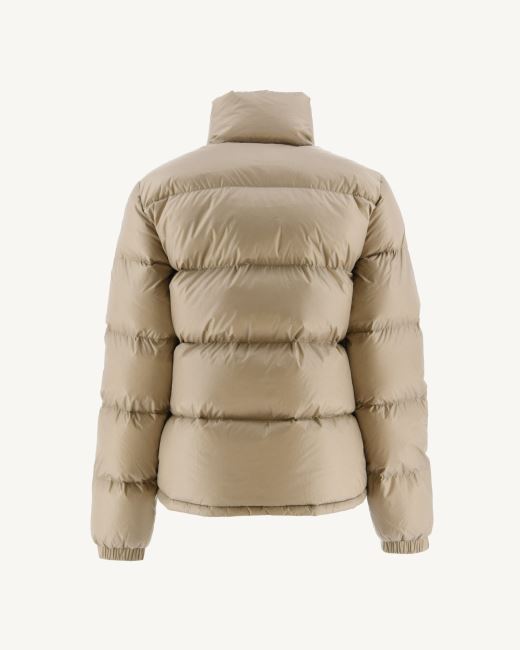 Extreme Cold Quilted Down Jacket Beige Cardiff Jott