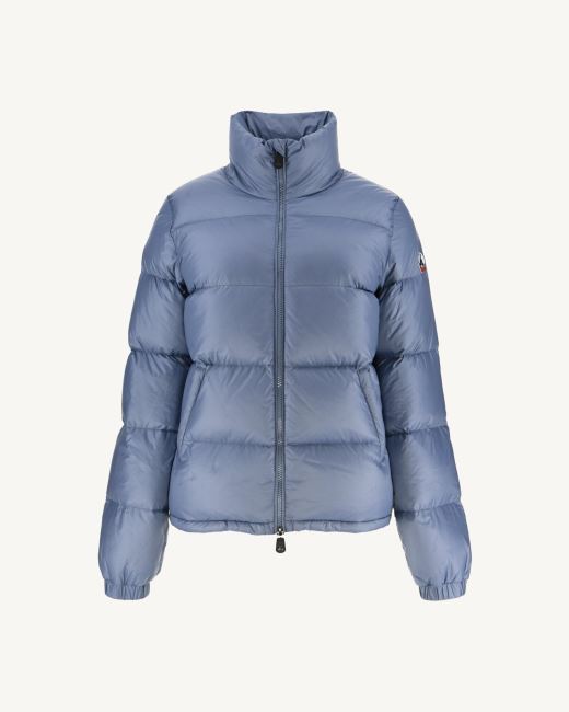 Extreme Cold Quilted Down Jacket Blue Delave Cardiff Jott