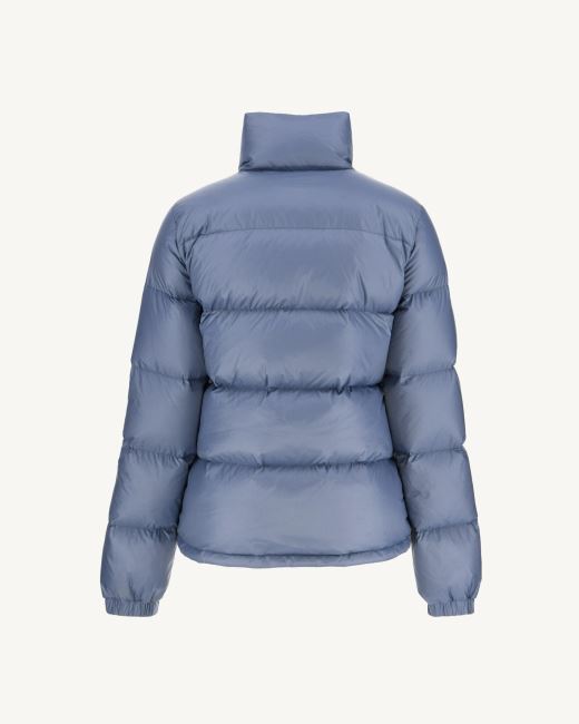 Extreme Cold Quilted Down Jacket Blue Delave Cardiff Jott