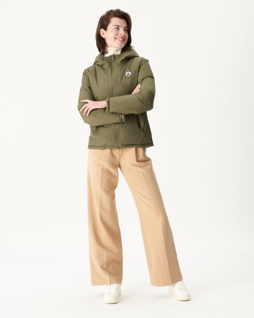 Extreme Cold Reversible Down Jacket Army/Sauge Victoria Jott