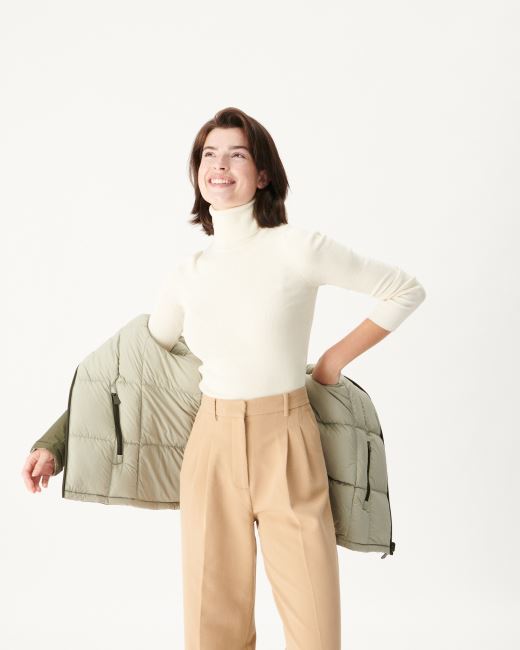 Extreme Cold Reversible Down Jacket Army/Sauge Victoria Jott