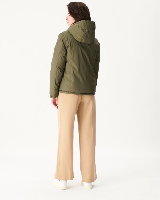 Extreme Cold Reversible Down Jacket Army/Sauge Victoria Jott