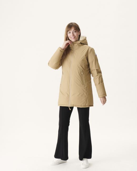 Extreme Cold Reversible Down Jacket Beige/Ecru Ottawa Jott