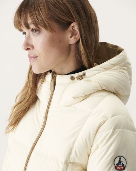 Extreme Cold Reversible Down Jacket Beige/Ecru Ottawa Jott