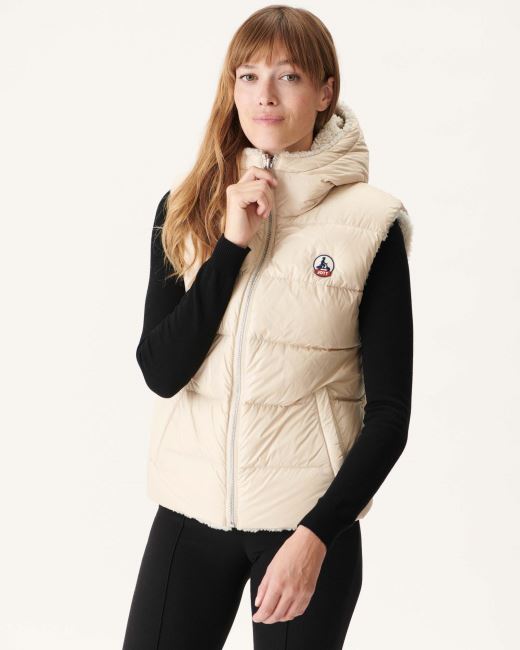 Extreme Cold Reversible Down Jacket Naturel Daria Jott