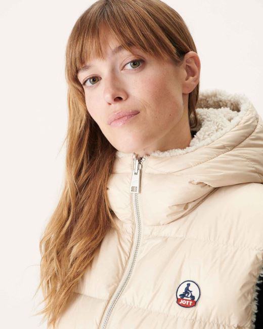 Extreme Cold Reversible Down Jacket Naturel Daria Jott
