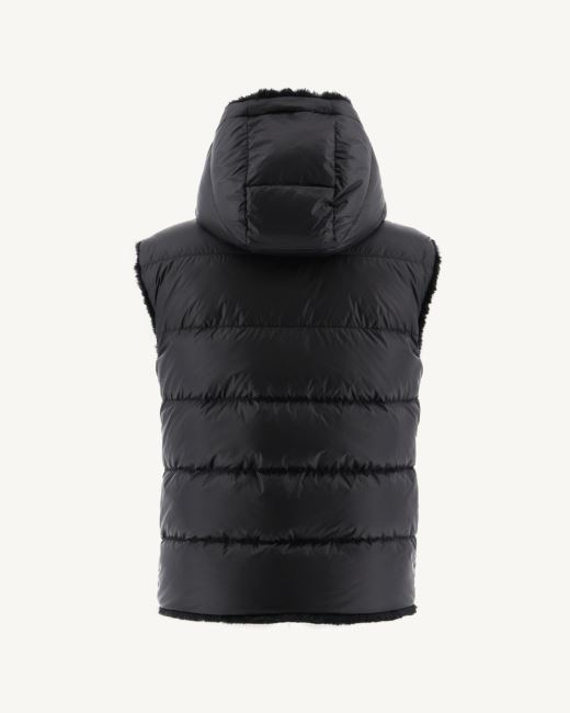 Extreme Cold Reversible Down Jacket Noir Daria Jott