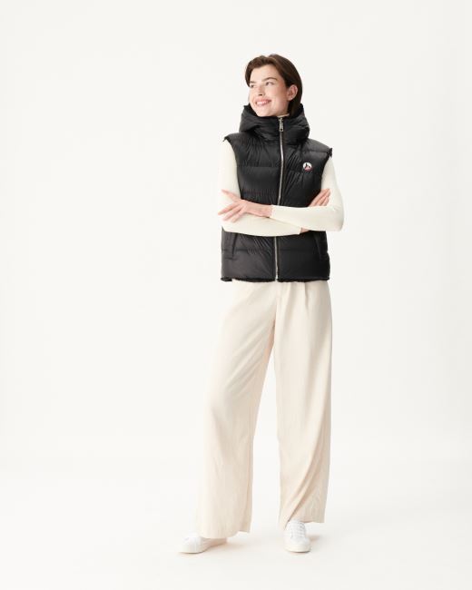 Extreme Cold Reversible Down Jacket Noir Daria Jott