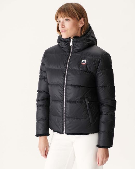 Extreme Cold Reversible Down Jacket Noir Gala Jott