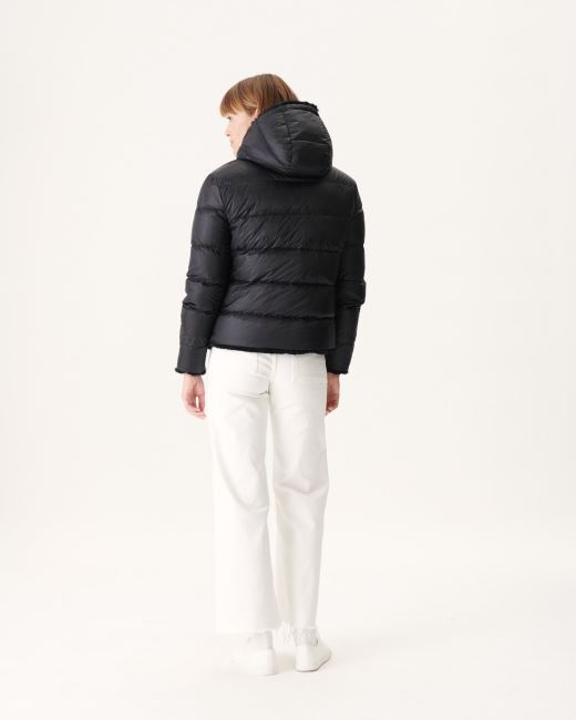 Extreme Cold Reversible Down Jacket Noir Gala Jott